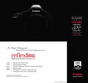 October 20, 2009 - 50 Years of Canon SLR. 50years 300x284 - October 20, 2009 - 50 Years of Canon SLR.