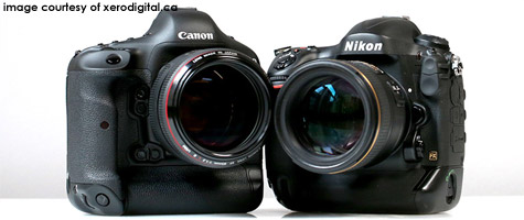 Canon EOS-1D X vs Nikon D4
