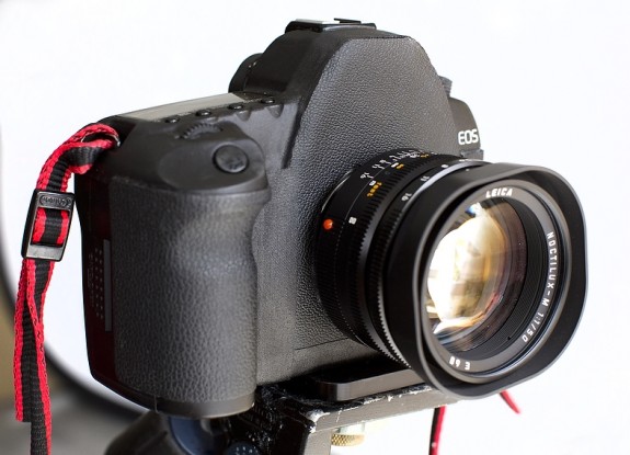 Frankenstein'd EOS 5D Mark II takes Leica M Lenses canon leica camera photos2 575x415 - Frankenstein'd EOS 5D Mark II takes Leica M Lenses