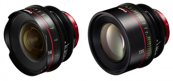 Canon U.S.A. Introduces Two New Cinema Prime Lenses, Expanding The Cinema EOS Prime Lens Product Line To Five Models cinelenses 575x269 - Canon U.S.A. Introduces Two New Cinema Prime Lenses, Expanding The Cinema EOS Prime Lens Product Line To Five Models