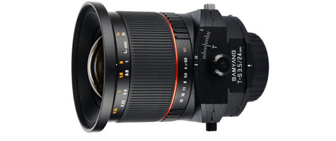 Samyang 24mm f/3.5 ED Tilt-Shift in Stock