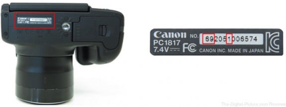 Canon PowerShot SX50 HS Digital Camera Safety Recall Serials 575x215 - Canon PowerShot SX50 IS Safety Notice