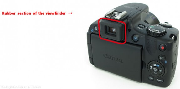 Canon PowerShot SX50 HS Digital Camera Viewfinder 575x284 - Canon PowerShot SX50 IS Safety Notice