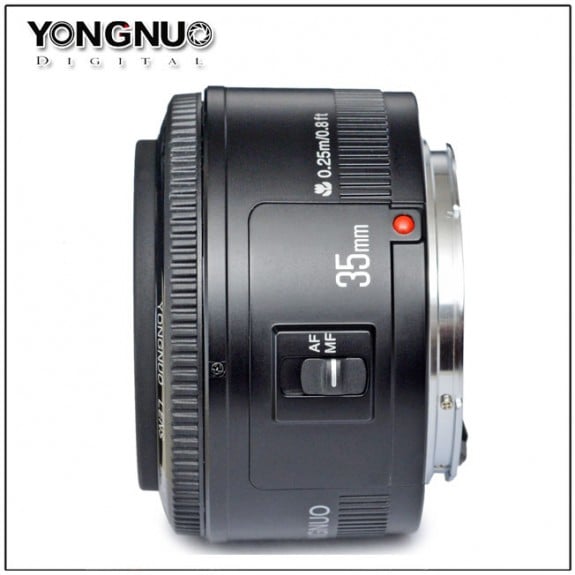 yongnuo35 2 575x575 - Yongnuo 35mm f/2 Canon Clone on the Way