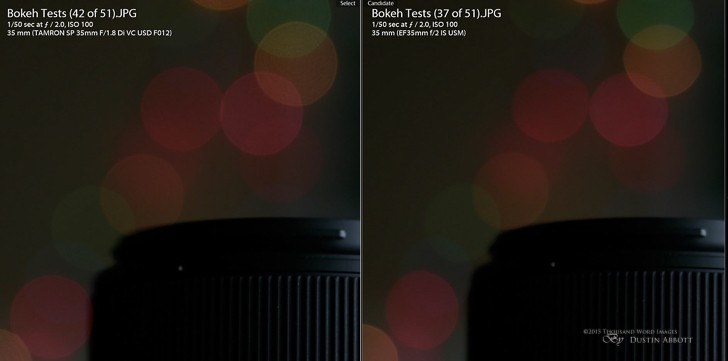 Bokeh Busyness Comparison 728x361 - Review - Tamron SP 35mm f/1.8 Di VC USD