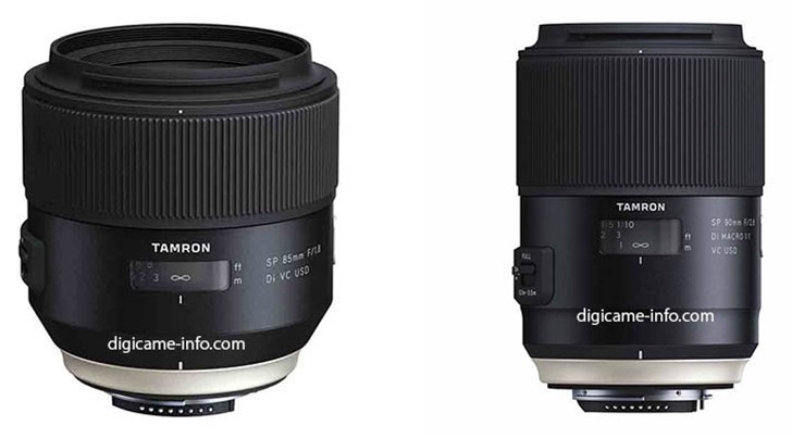 Tamron 85 f/1.8 VC & 90 f/2.8 Macro Images Leak