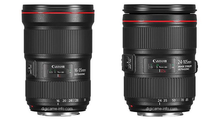 EF 16-35mm f/2.8L III & EF 24-105mm f/4L IS II USD Pricing