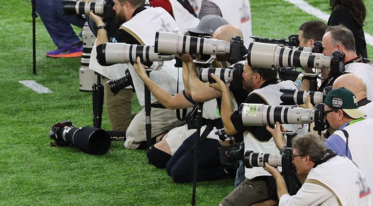 Canon Dominates Sidelines at Super Bowl LI