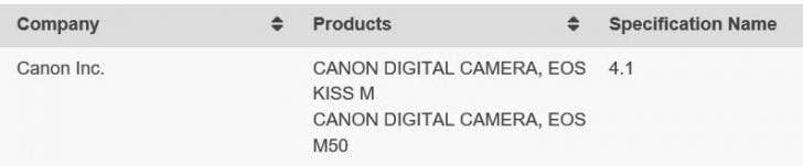 canon 728x151 - The Canon EOS Kiss M / EOS M50 Shows Up for Certification