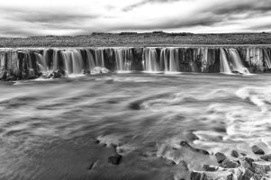 Selfoss in B&W (2).jpg