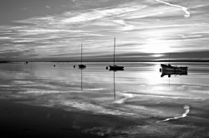 The Alne Estuary B&W.JPG