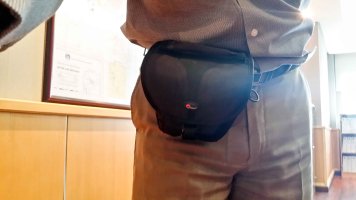 LowePro Rezo TLZ with Sony a7+ZEISS FE 24-70 f4 OSS +2 additional batteries hooked up to my belt.jpg