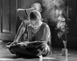 Student Monks B&W V_Small.jpg