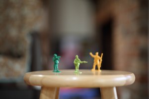 Soldiers on Stool.JPG