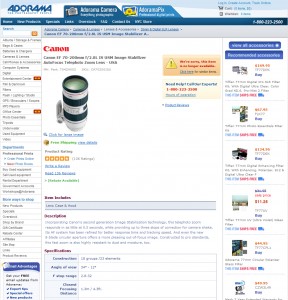 70200adorama 288x300 - Canon 70-200 f/2.8L IS Discontinued?