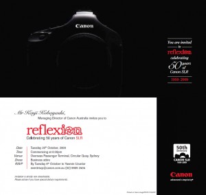50years 300x284 - October 20, 2009 - 50 Years of Canon SLR.