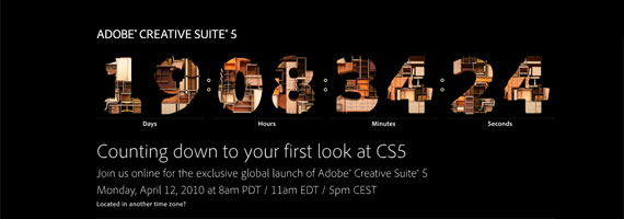 adobecs5 - Adobe CS5 Coming April 12, 2010
