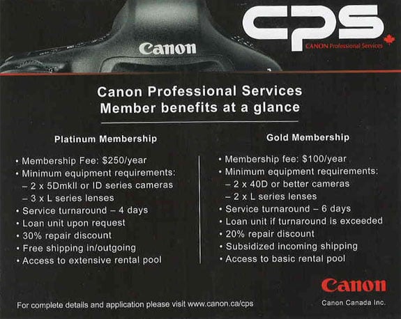 cps - New Canon Canada CPS