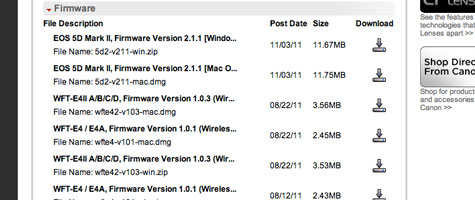 5d2firmware211 - 5D Mark II Firmware 2.1.1 Sighting