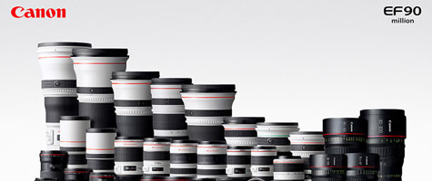 90mil - Canon Milestone - 90 Million EF Lenses Manufactured