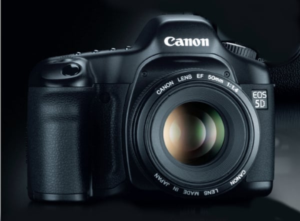 5d black - History: The Original Canon EOS 5D Camera