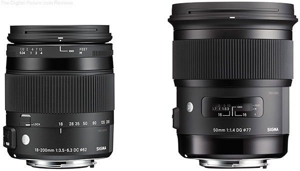 Sigma 18 200mm F3.5 6.3 DC Macro OS HSM Contemporary Lens and 50mm F1.4 DG HSM Art Lens - Sigma Announces the 50 f/1.4 Art Lens & More