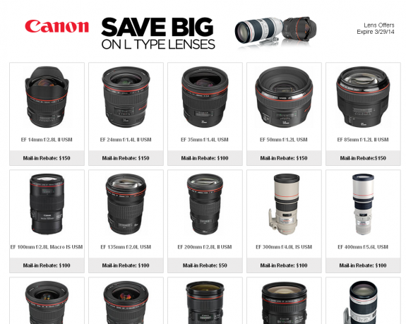 image001 575x459 - Canon USA Rebates End March 29, 2014