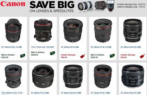 image004 - New Canon USA Camera, Lens & Speedlite Rebates Starting Today