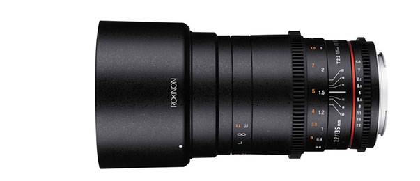 rokinon135cine - Rokinon Launches 135mm t/2.2 Cine Lens