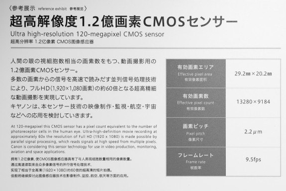 DSC09246 575x384 - Canon Shows off 120mp CMOS Sensor at CP+