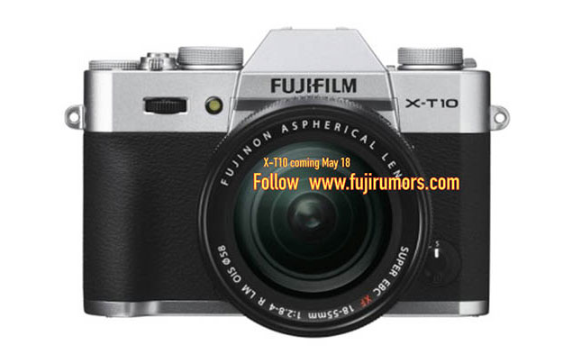 fujixt10 - Image of the Fuji X-T10 in Silver