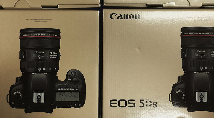 5dslanded - Reports of the EOS 5DS Landing at USA Retailers
