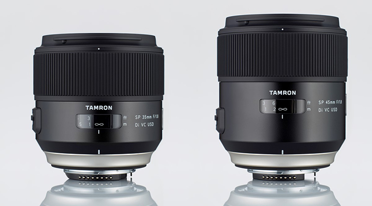 tamron35184518 - Tamron Launches SP 35mm f/1.8 Di VC USD & SP 45mm f/1.8 Di VC USD