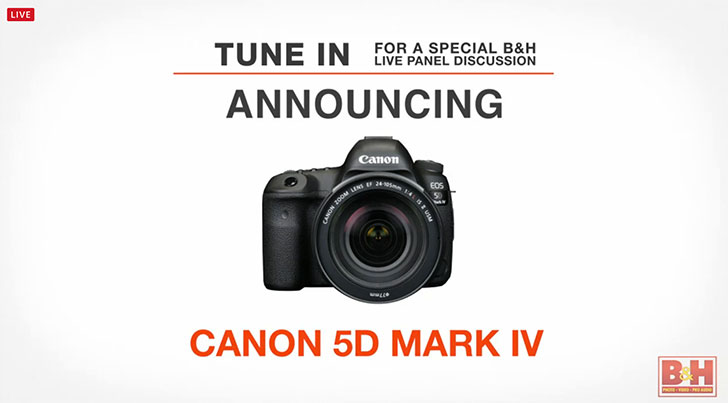 bhlive - B&H Hosting a Live Panel Discussion For EOS 5D Mark IV at 2PM EST