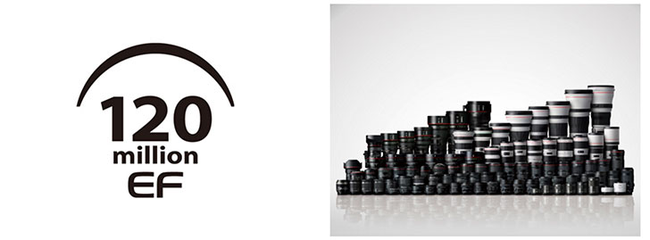 120mil - Canon Celebrates Significant Milestone With Production of 120 Million Interchangeable EF Lenses