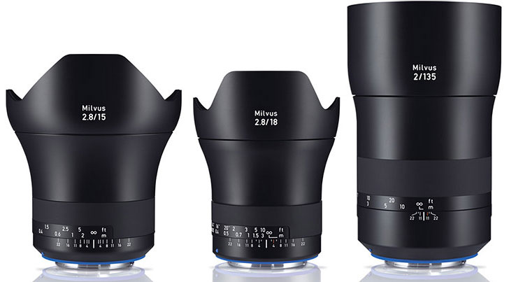 milvus - Zeiss Announces Three New Milvus Series Lenses