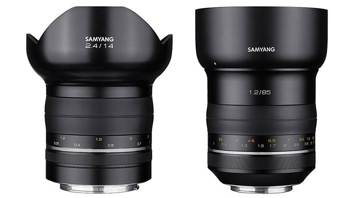 samyang1485 - Samyang Announces Premium 14mm f/2.4 & 85mm f/1.2 Lenses