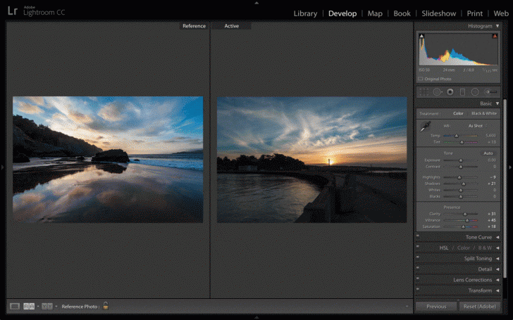 reference view 728x455 - Adobe Lightroom CC 2015.8 Now Available, Adds EOS M5 Support