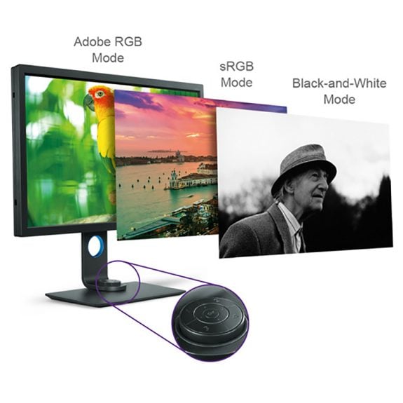 HotKey Puck 575x575 - Review: BenQ SW320 32” inch Adobe RGB Monitor