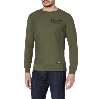 Canon Sweater Dark olive L Front tcm14 1551726 - Canon UK Launches New Merchandise Collection