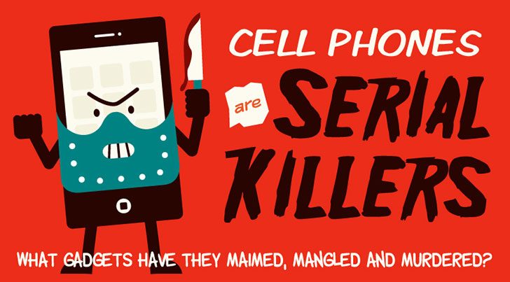 cellphone 728x403 - Infographic: The Gadgets Being Killed off by Smartphones
