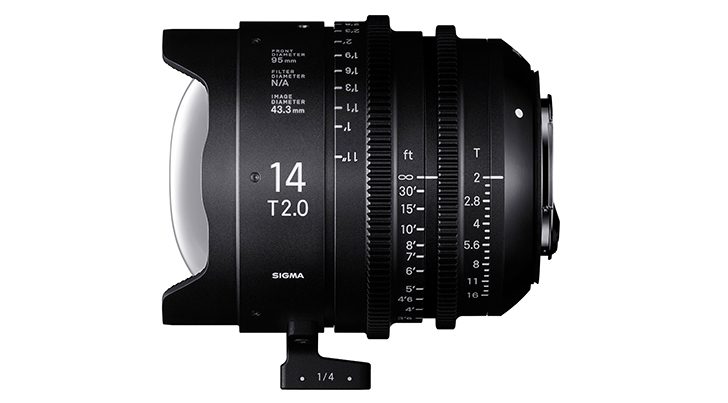 sigma14cine 728x403 - Sigma Unveils Two New Cine Prime Lenses; Adds New Product Options 