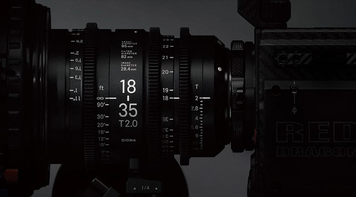 sigmacinema 728x403 - SIGMA announces release date for PL mount CINE lenses