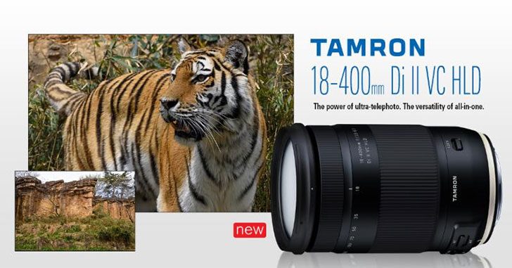tamron18400 728x381 - Tamron Announces 18-400mm All-In-One™ Zoom..... Sort Of