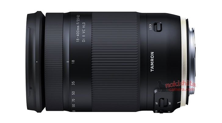 tamron18400nok 728x403 - Tamron to Announce New Superzoom, 18-400mm f/3.5-6.3 VC HLD