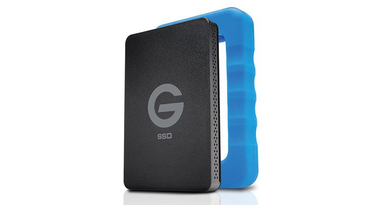 gtechbumper 728x403 - Deal: G-Technology 500GB G-DRIVE ev RaW USB 3.0 SSD with Rugged Bumper $179 (Reg $229)