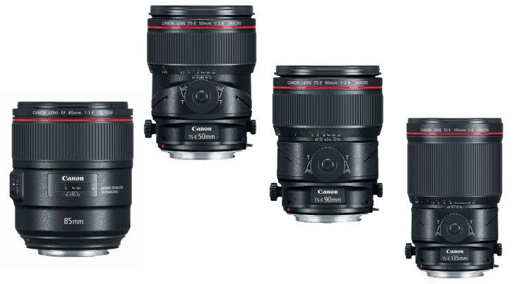 newlenses 728x403 - Pricing in USD of the New Canon Gear