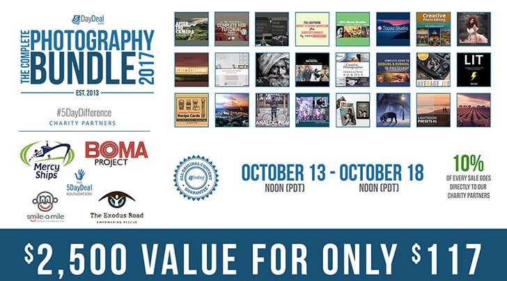 5daydealheader2017 728x403 - The 5DayDeal Photography Bundle for 2017 Sale is Now On! With Exclusive Content & Prizes for Canon Rumors Readers