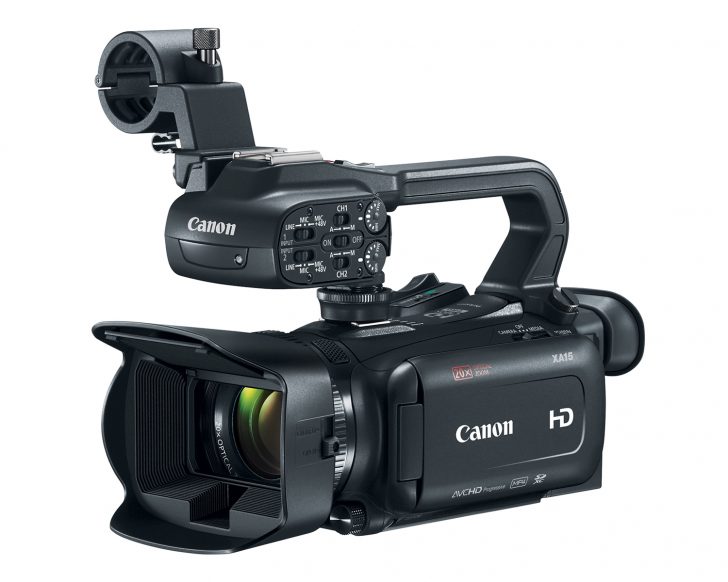 xa15 3q hiRes 728x582 - Amazing August: Instant Rebates on the new Canon XA11 and XA15 Pro HD Camcorders