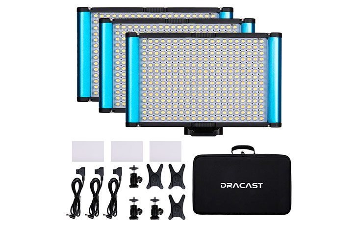 dzdracastlights 728x462 - Deal: Dracast CamLux Max Bi-Color 3-Light Kit $249 (Reg $399)